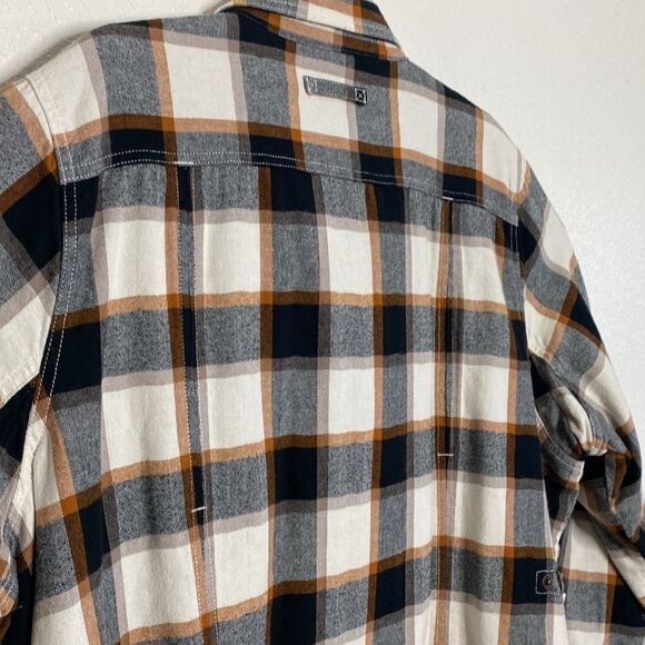 DULUTH TRADING Women’s Fully Lined Cotton Flannel Snap Button Shirt Jacket 2X - Picture 9 of 10